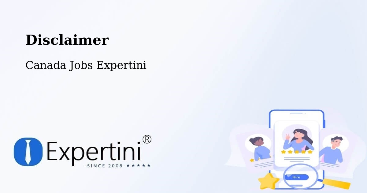 Disclaimer – Sicamous - Canada Jobs Expertini