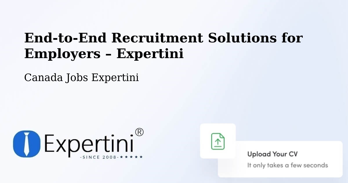 Recruitment Solutions for Employers – Sicamous - Sicamous, Canada Jobs Expertini