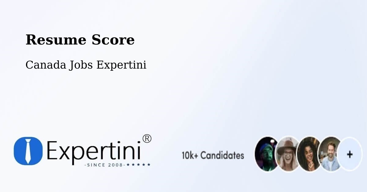 Resume Score & Job Description Match Tool – Sicamous - Canada Jobs Expertini